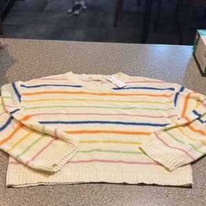 New by together striped sweater